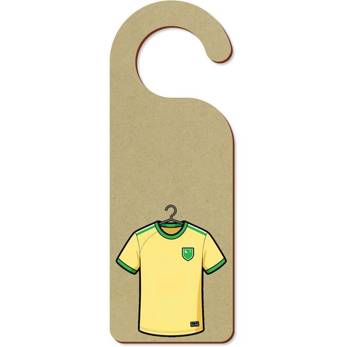 Football jersey door hanger - jersey',