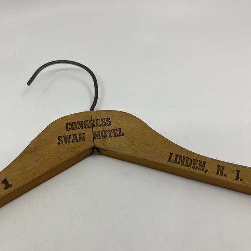Antique wooden hanger congress - antique,