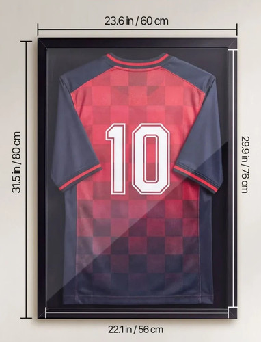 Black jersey display - jersey, frame