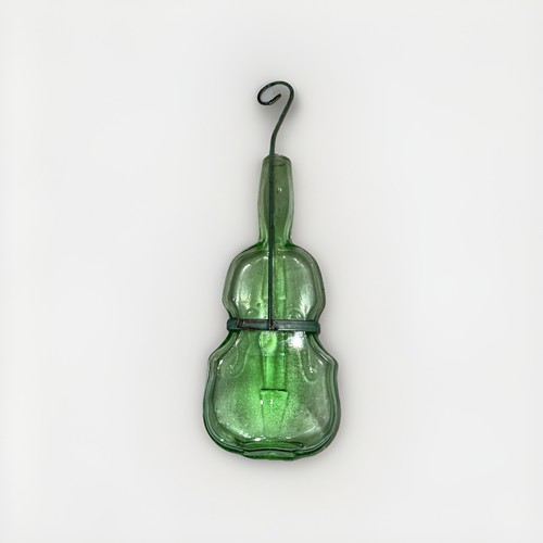 Vintage green glass figural