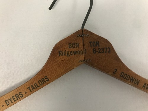 Antique wood bon ton cleaners - antique,