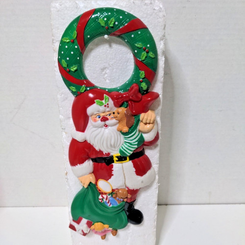 Santa claus with - with, puppy