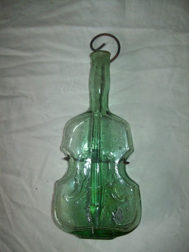 Vintage green glass - , figural