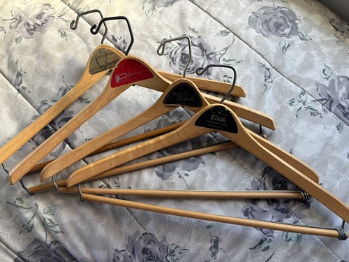 Vintage wood hanger lot 4 - wood,