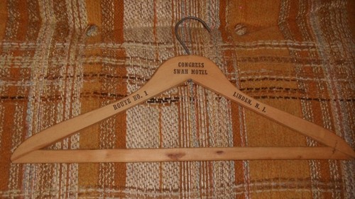 Antique wooden hanger - wooden,