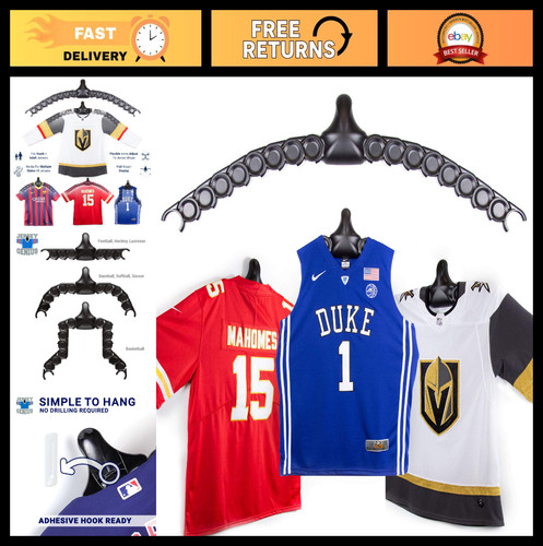 Adjustable jersey hanger for - adjustable,